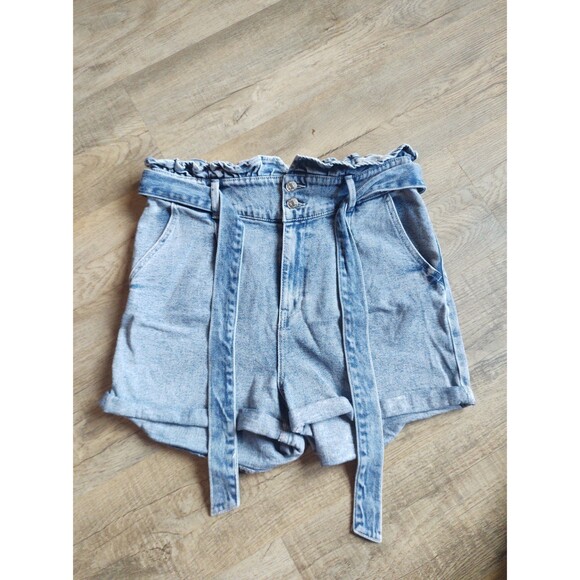 Wild Fable Paper Bag Shorts with Tie Front - Picture 2 of 6